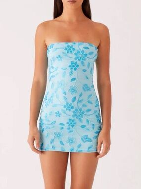 Peppermayo Light Blue Sequin Dress